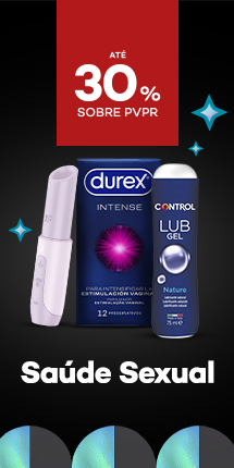 Saude Sexual a com destaque promocional de at&eacute; 30% sobre pre&ccedil;o de Venda ao P&uacute;blico Recomendado